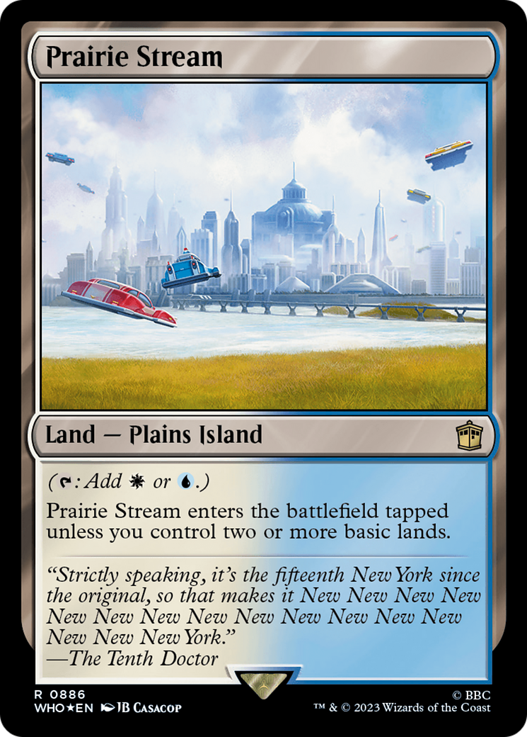 Prairie Stream (Surge Foil) [Doctor Who] | Jomio and Rueliete's Cards and Comics
