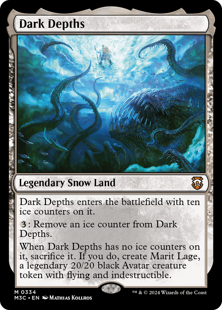 Dark Depths (Ripple Foil) [Modern Horizons 3 Commander] | Jomio and Rueliete's Cards and Comics