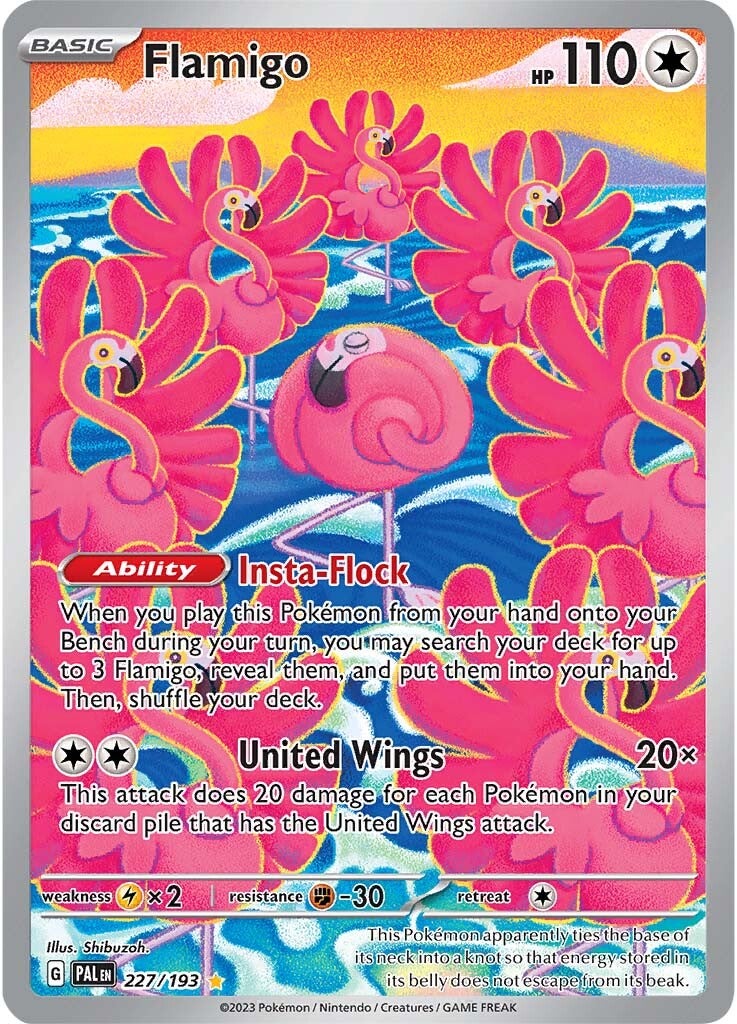 Flamigo (227/193) [Scarlet & Violet: Paldea Evolved] | Jomio and Rueliete's Cards and Comics
