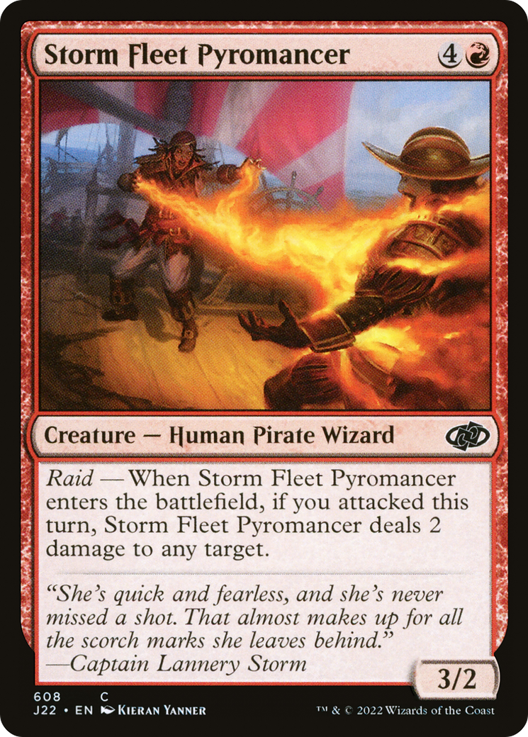 Storm Fleet Pyromancer [Jumpstart 2022] | Jomio and Rueliete's Cards and Comics