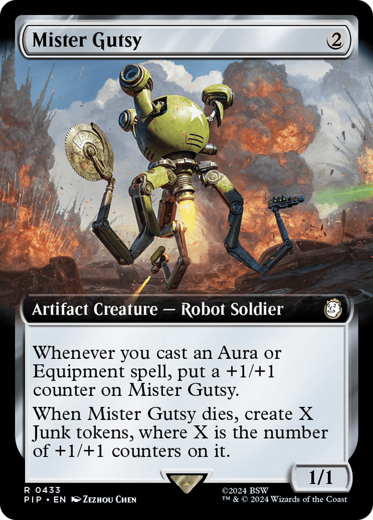Mister Gutsy (Extended Art) [Fallout] | Jomio and Rueliete's Cards and Comics
