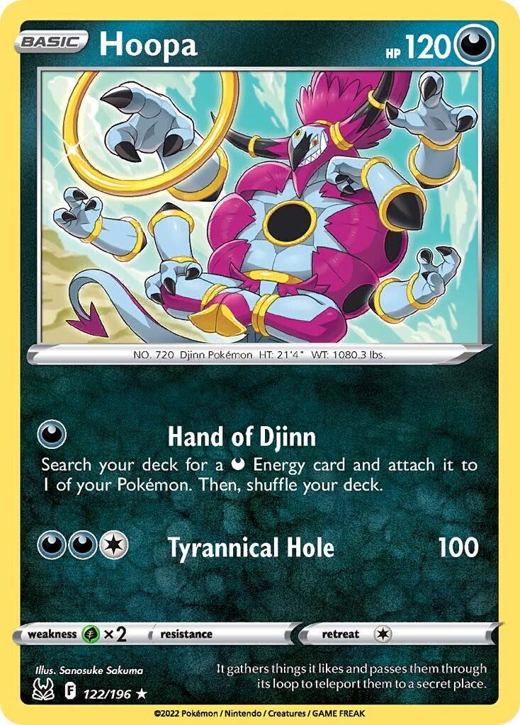Hoopa (122/196) [Sword & Shield: Lost Origin] | Jomio and Rueliete's Cards and Comics
