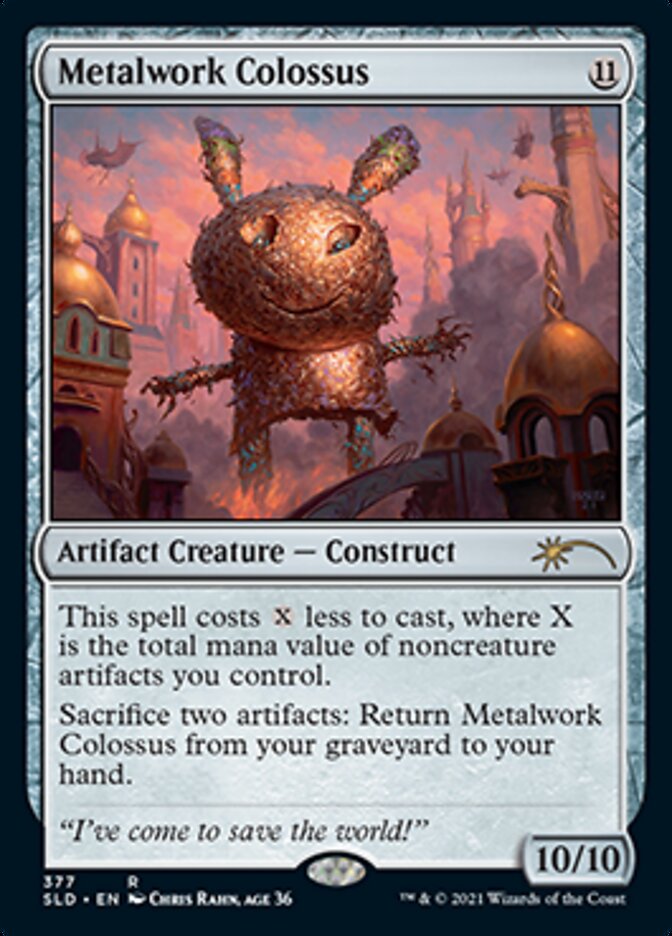 Metalwork Colossus (377) [Secret Lair Drop Series] | Jomio and Rueliete's Cards and Comics
