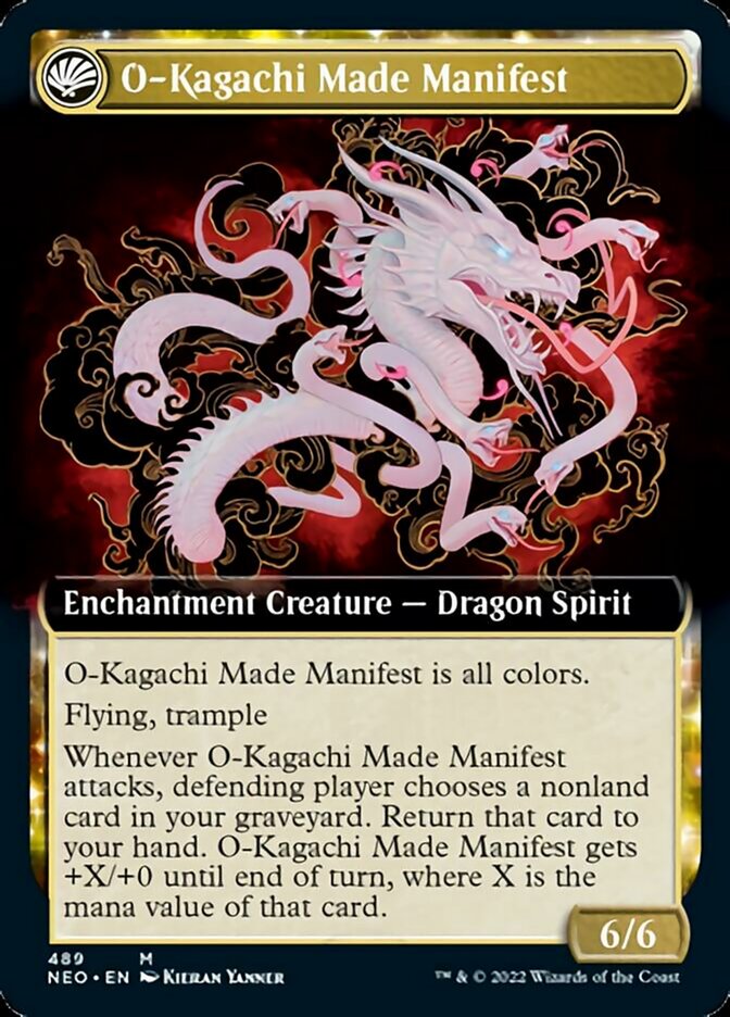 The Kami War // O-Kagachi Made Manifest (Extended Art) [Kamigawa: Neon Dynasty] | Jomio and Rueliete's Cards and Comics