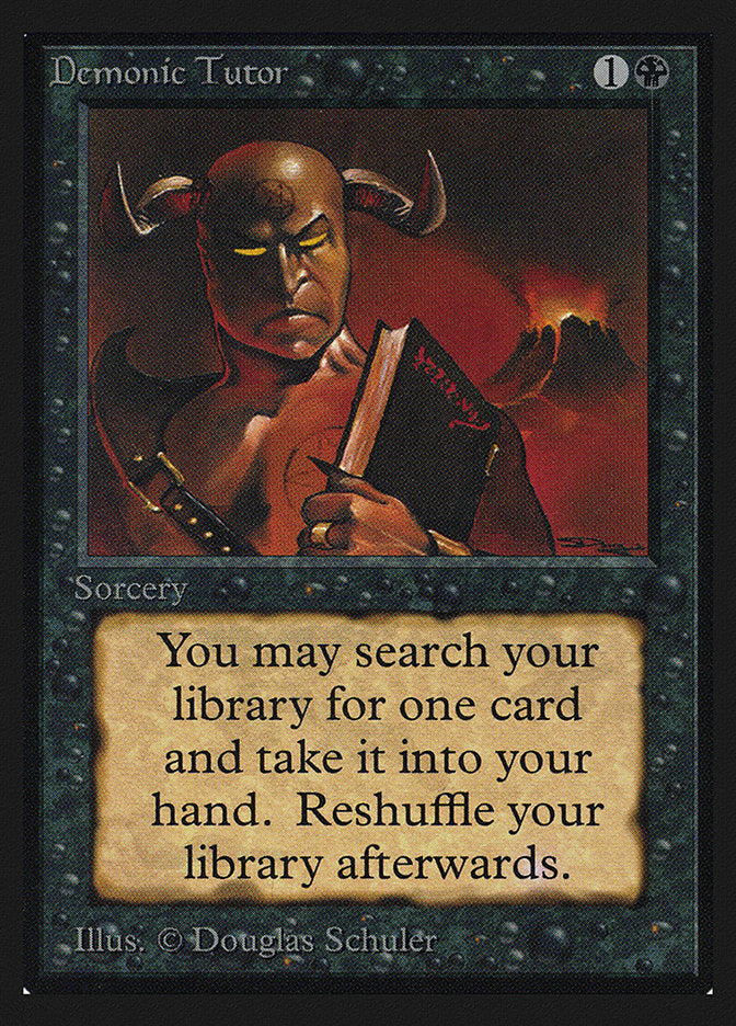 Demonic Tutor [Collectors' Edition] | Jomio and Rueliete's Cards and Comics