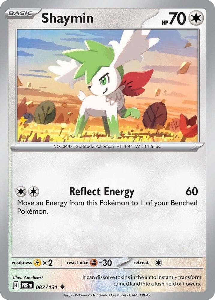 Shaymin (087/131) [Scarlet & Violet: Prismatic Evolutions] | Jomio and Rueliete's Cards and Comics
