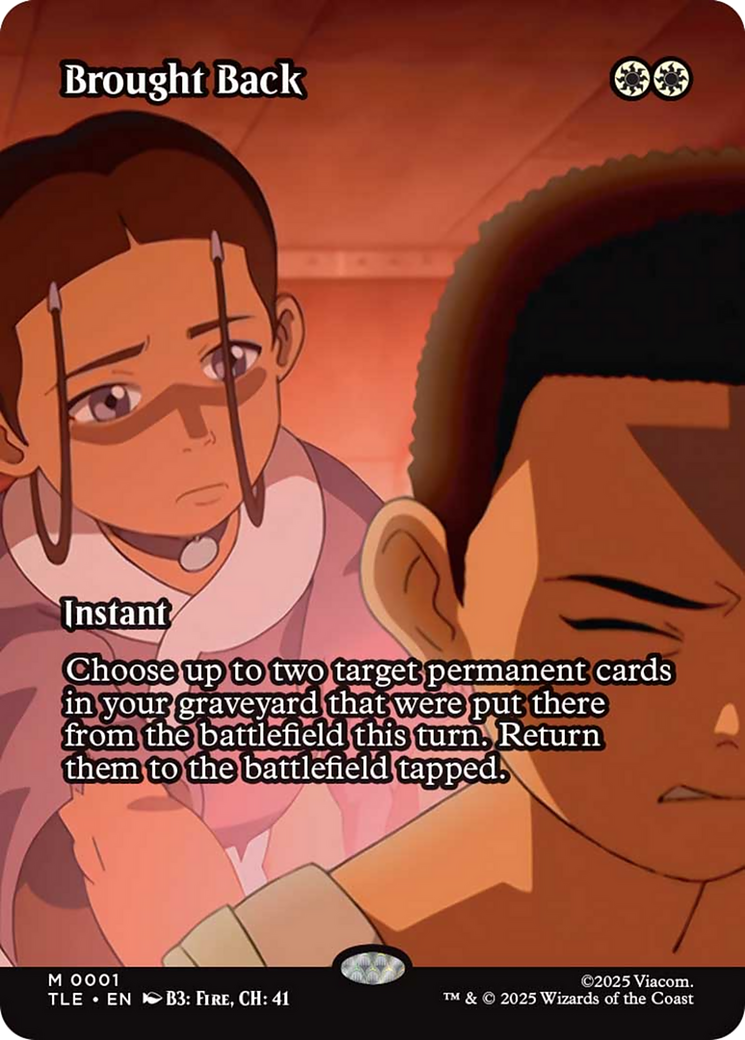 Brought Back (Borderless) [Avatar: The Last Airbender: Eternal-Legal] | Jomio and Rueliete's Cards and Comics