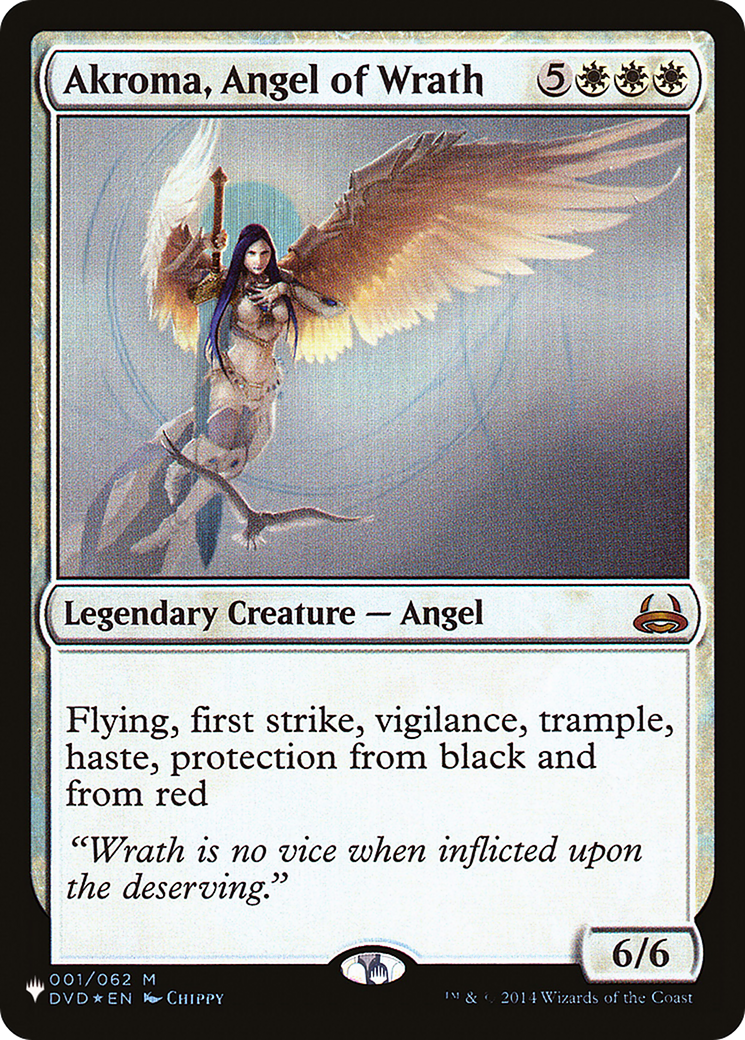 Akroma, Angel of Wrath [The List] | Jomio and Rueliete's Cards and Comics