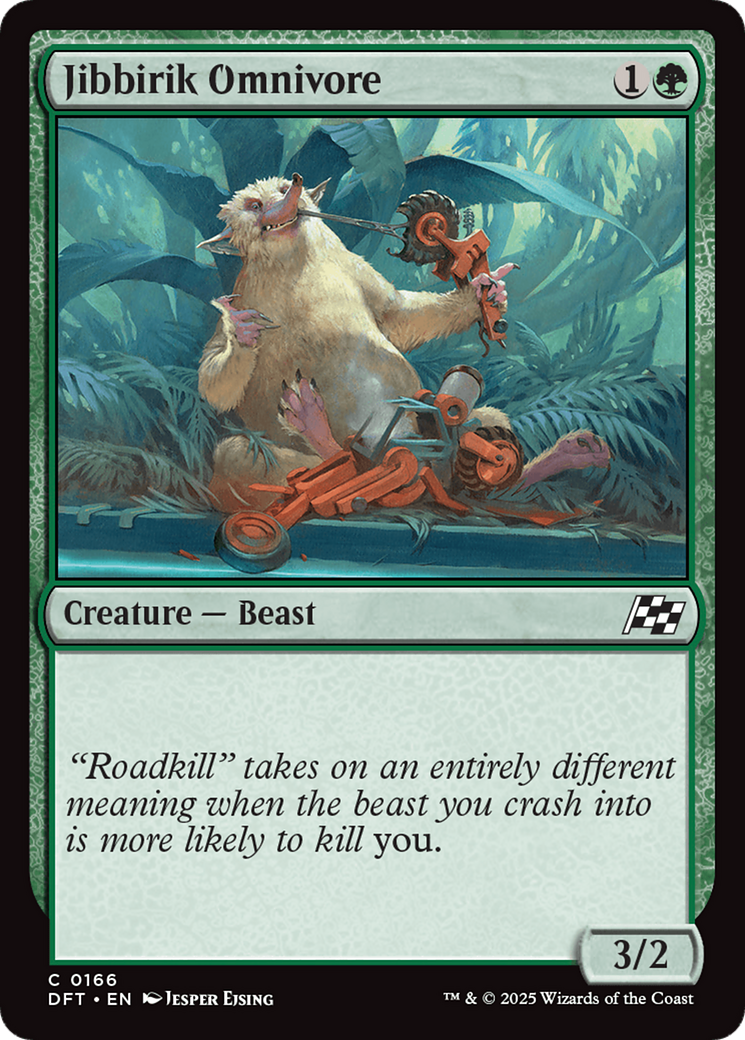 Jibbirik Omnivore [Aetherdrift] | Jomio and Rueliete's Cards and Comics