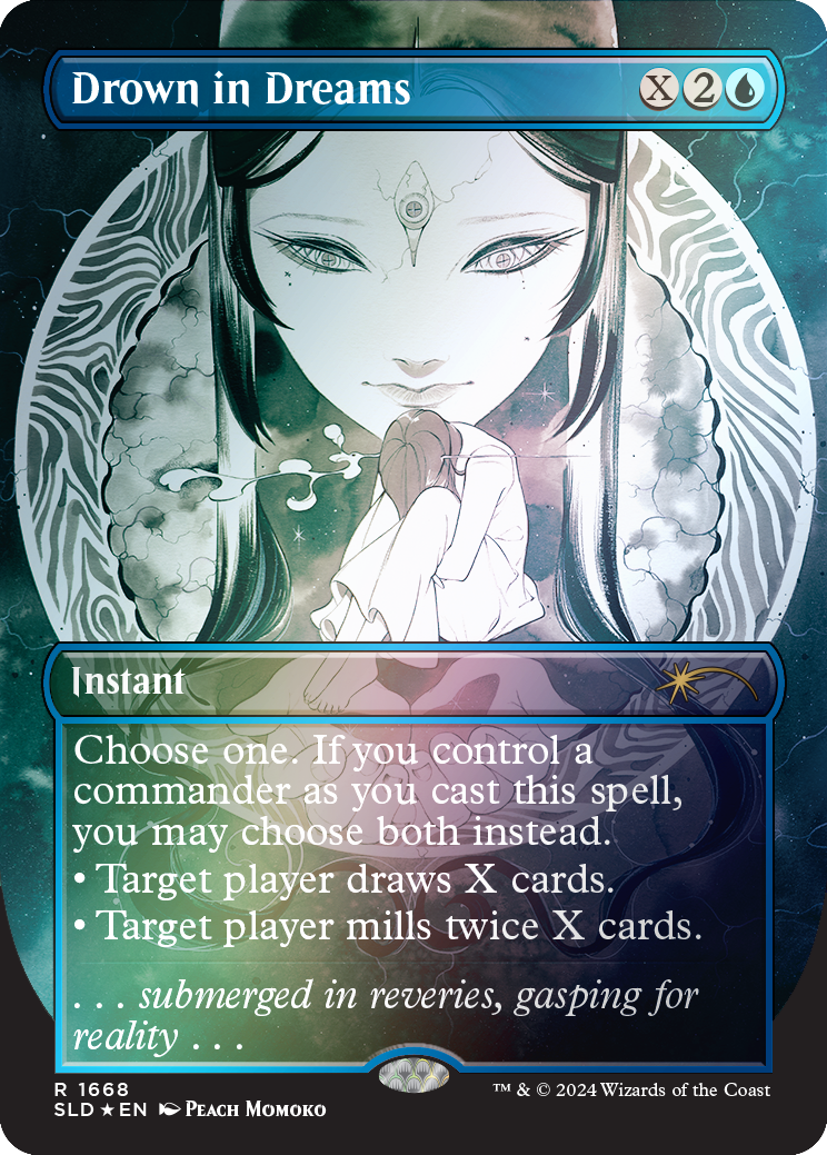 Drown in Dreams (Rainbow Foil) [Secret Lair Drop Series] | Jomio and Rueliete's Cards and Comics