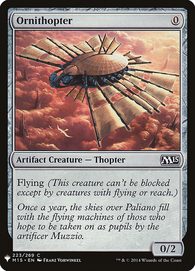 Ornithopter [Mystery Booster] | Jomio and Rueliete's Cards and Comics