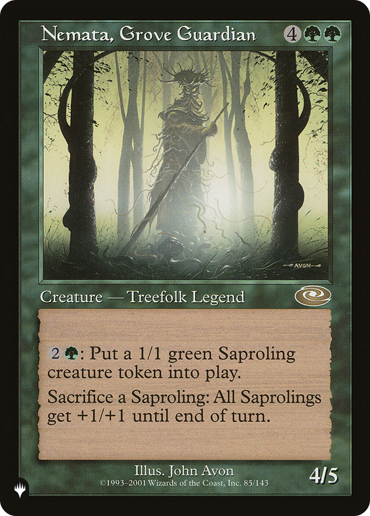 Nemata, Grove Guardian [The List] | Jomio and Rueliete's Cards and Comics