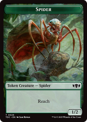 Spider // Bird Double-Sided Token [Tarkir: Dragonstorm Commander Tokens] | Jomio and Rueliete's Cards and Comics