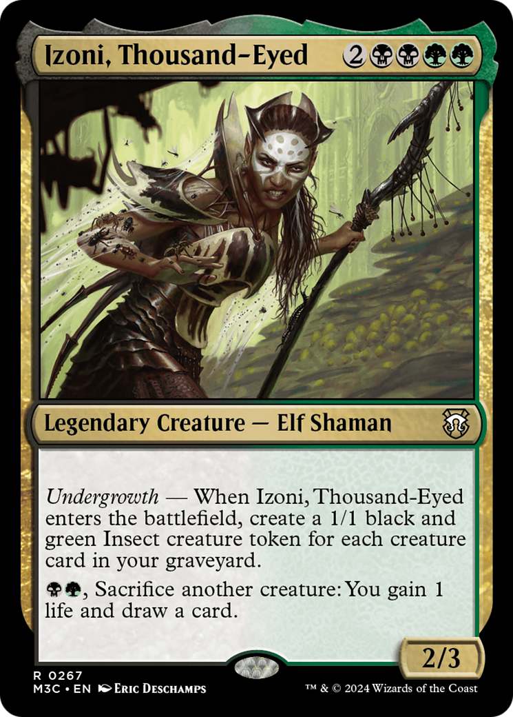 Izoni, Thousand-Eyed (Ripple Foil) [Modern Horizons 3 Commander] | Jomio and Rueliete's Cards and Comics
