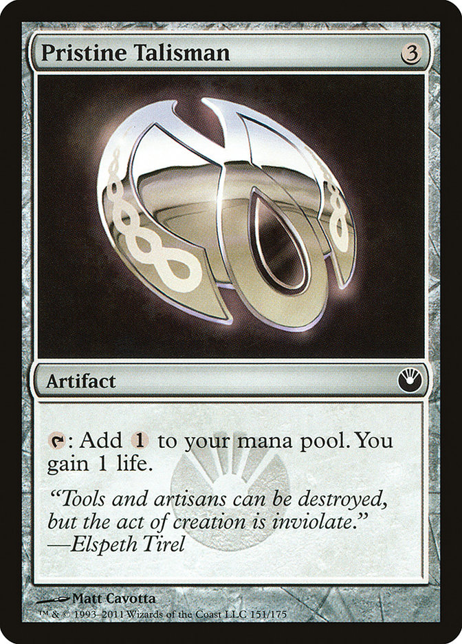 Pristine Talisman (Game Day) [New Phyrexia Promos] | Jomio and Rueliete's Cards and Comics