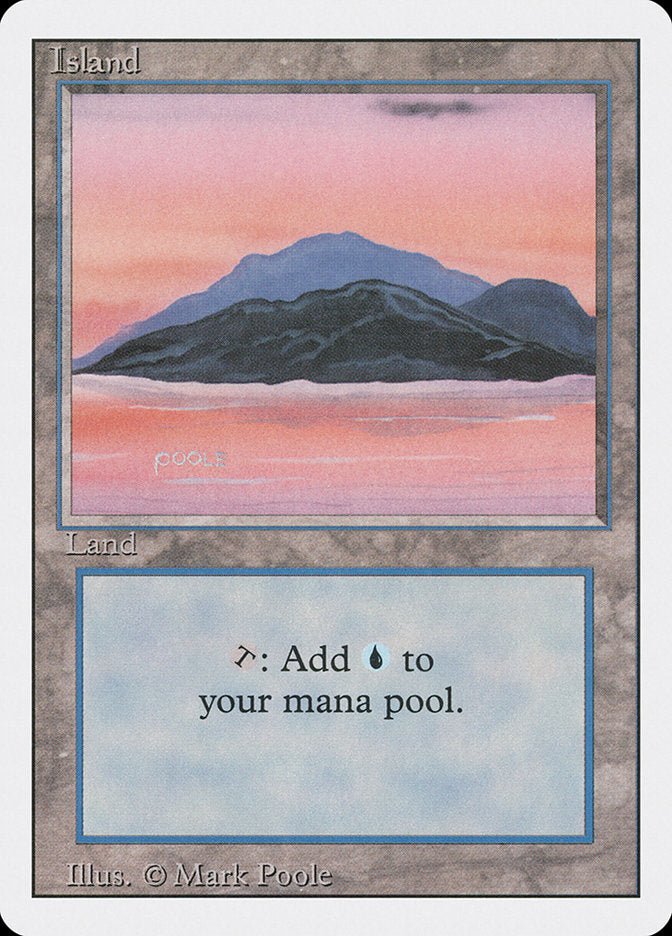 Island (Sunset / Signature on Left) [Revised Edition] | Jomio and Rueliete's Cards and Comics