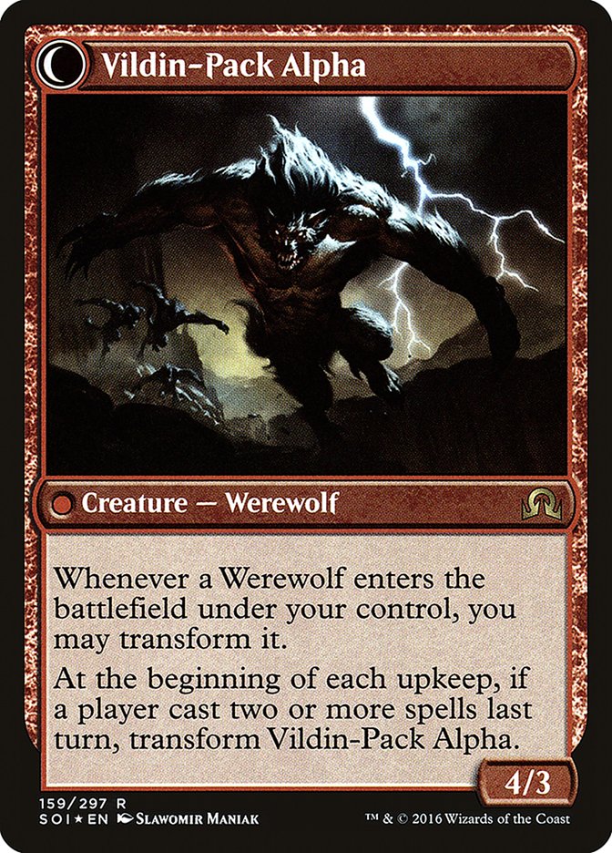 Geier Reach Bandit // Vildin-Pack Alpha [Shadows over Innistrad Prerelease Promos] | Jomio and Rueliete's Cards and Comics