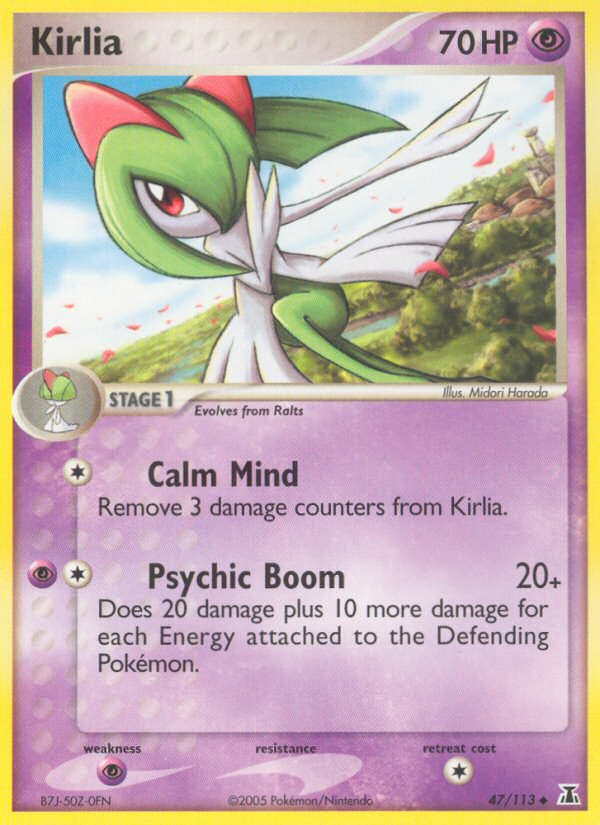 Kirlia (47/113) [EX: Delta Species] | Jomio and Rueliete's Cards and Comics