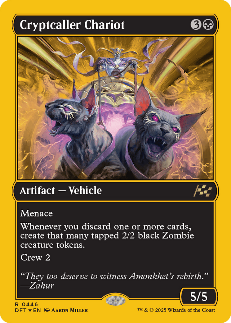 Cryptcaller Chariot (First-Place Foil) [Aetherdrift] | Jomio and Rueliete's Cards and Comics