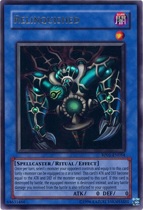Relinquished [RP01-EN054] Ultra Rare | Jomio and Rueliete's Cards and Comics