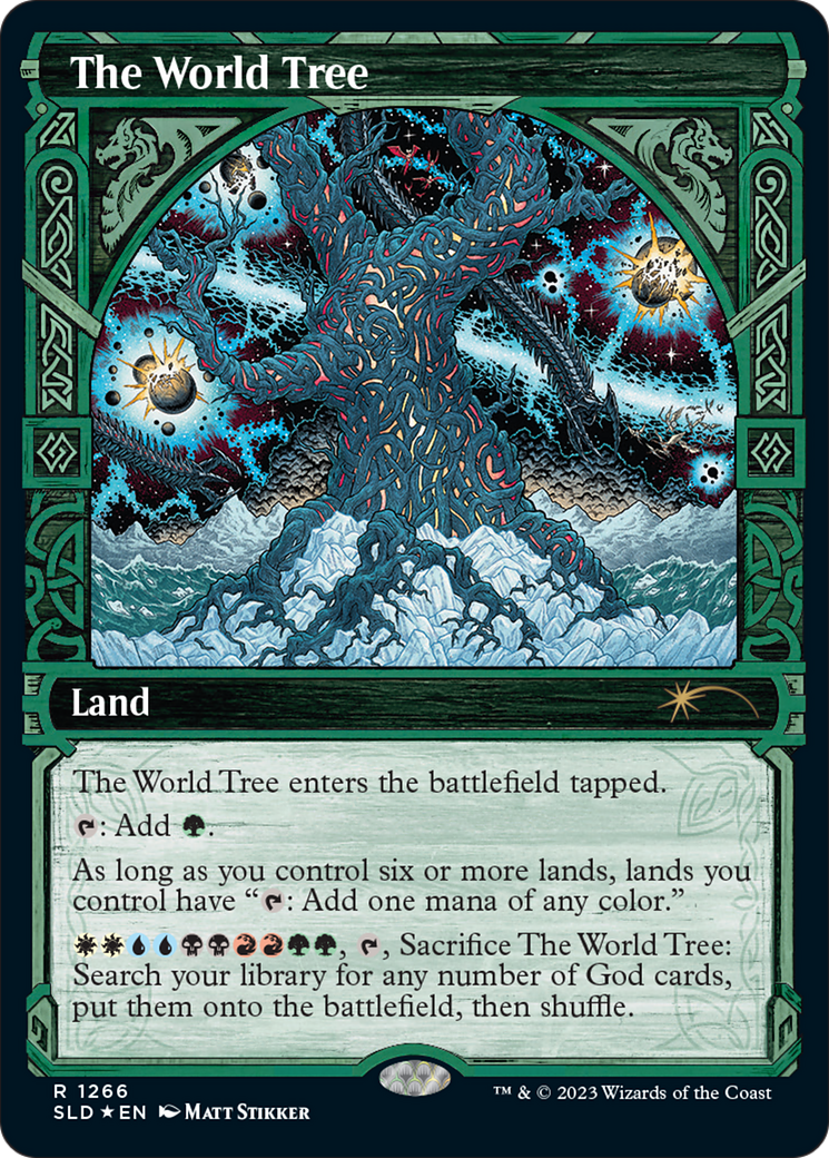 The World Tree (Halo Foil) [Secret Lair Drop Series] | Jomio and Rueliete's Cards and Comics