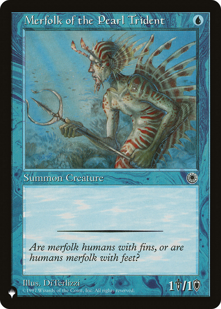 Merfolk of the Pearl Trident [The List] | Jomio and Rueliete's Cards and Comics