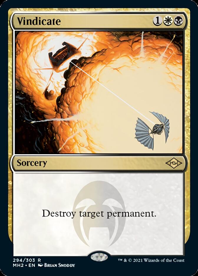 Vindicate (Foil Etched) [Modern Horizons 2] | Jomio and Rueliete's Cards and Comics