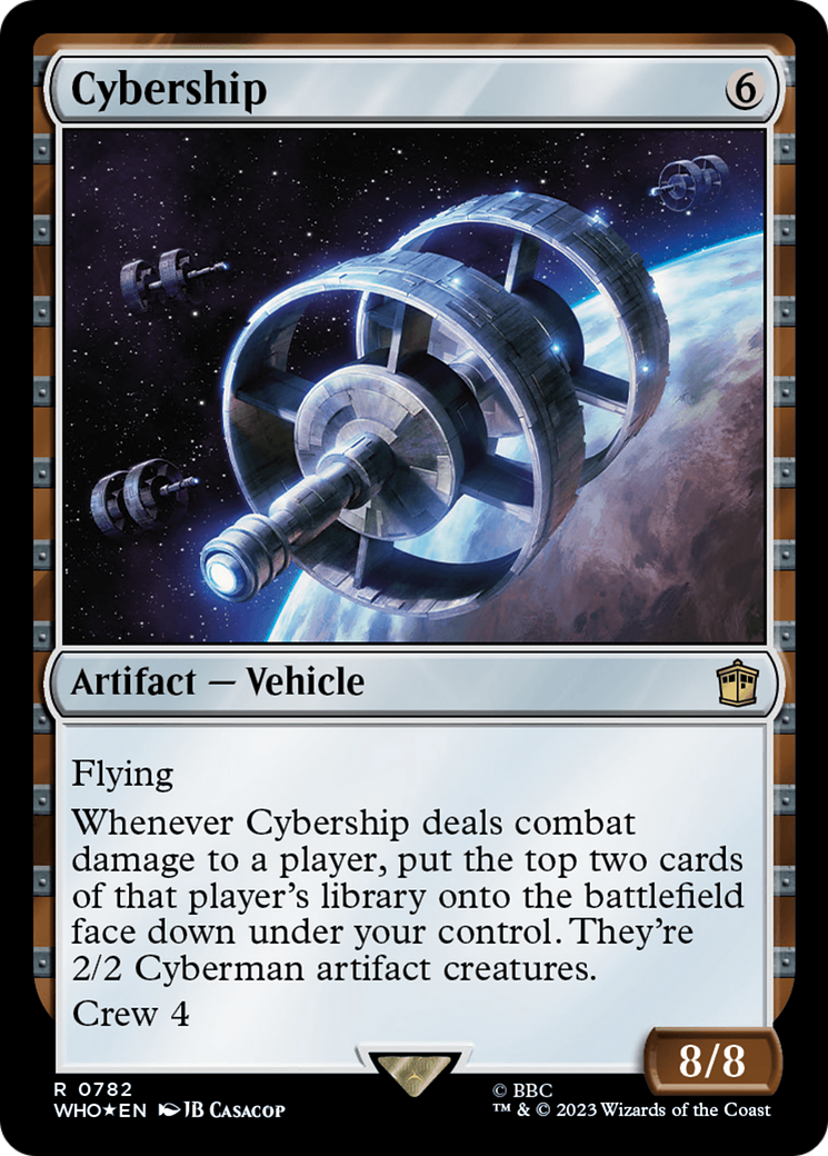 Cybership (Surge Foil) [Doctor Who] | Jomio and Rueliete's Cards and Comics
