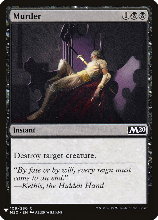 Murder [Mystery Booster] | Jomio and Rueliete's Cards and Comics