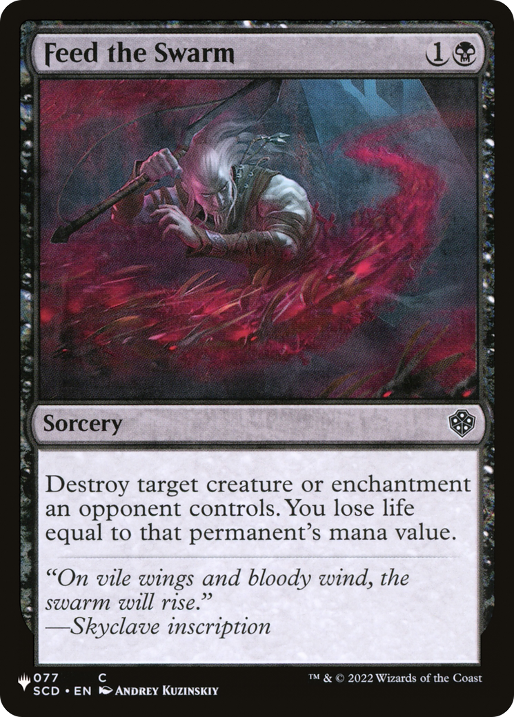 Feed the Swarm [The List] | Jomio and Rueliete's Cards and Comics