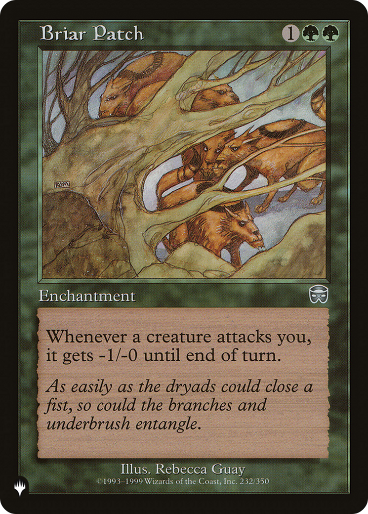 Briar Patch [The List] | Jomio and Rueliete's Cards and Comics