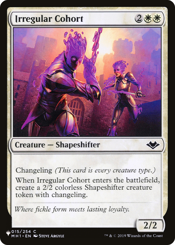 Irregular Cohort [The List] | Jomio and Rueliete's Cards and Comics
