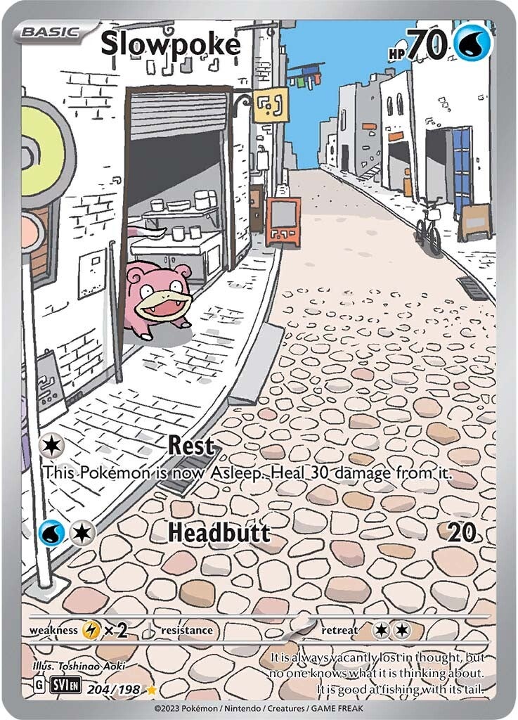 Slowpoke (204/198) [Scarlet & Violet: Base Set] | Jomio and Rueliete's Cards and Comics