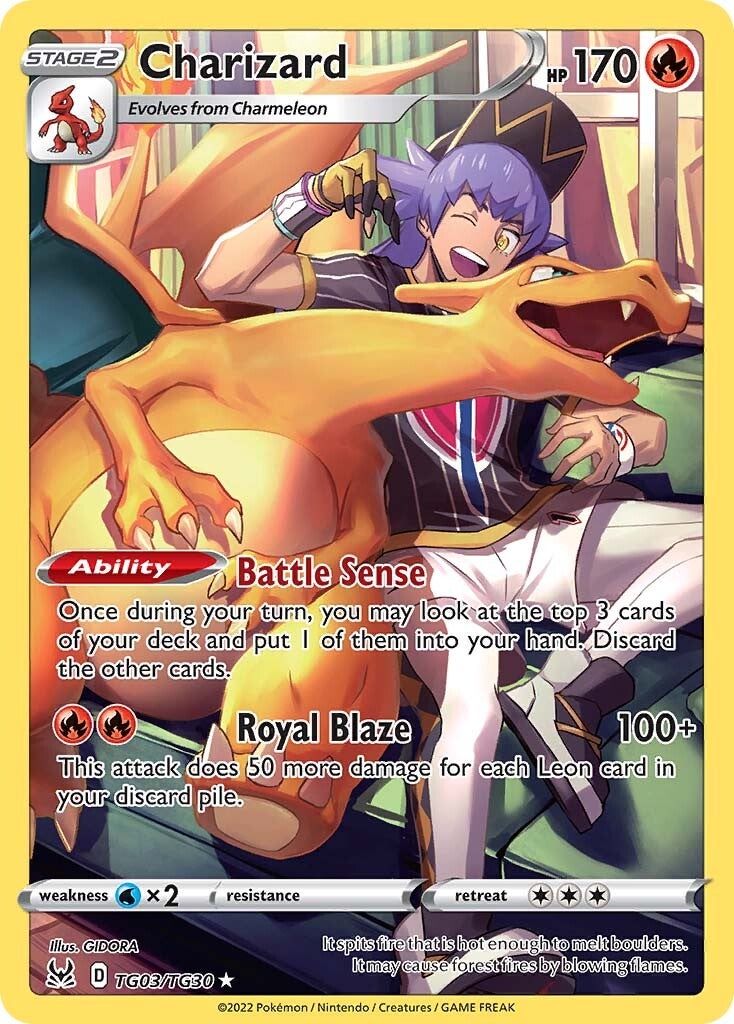 Charizard (TG03/TG30) [Sword & Shield: Lost Origin] | Jomio and Rueliete's Cards and Comics