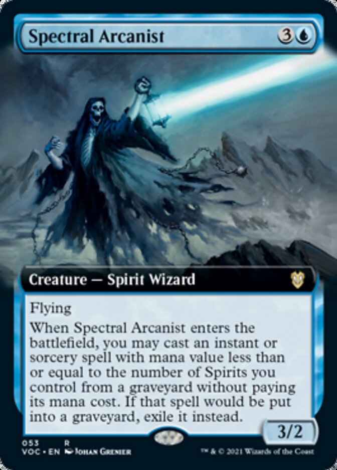 Spectral Arcanist (Extended Art) [Innistrad: Crimson Vow Commander] | Jomio and Rueliete's Cards and Comics