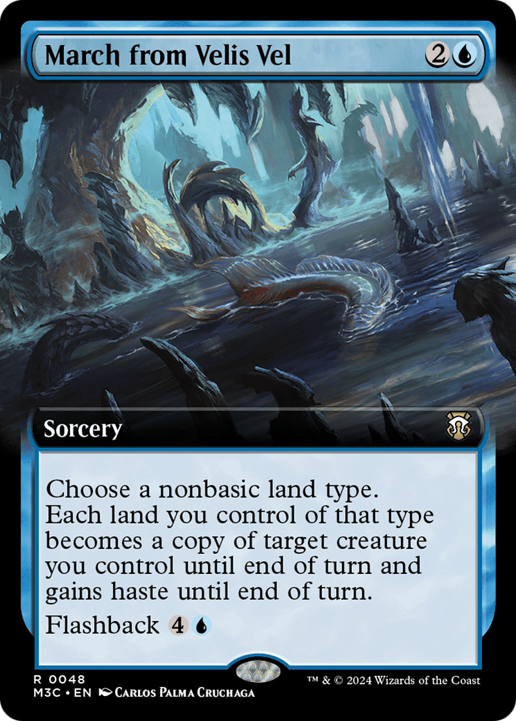 March from Velis Vel (Extended Art) (Ripple Foil) [Modern Horizons 3 Commander] | Jomio and Rueliete's Cards and Comics