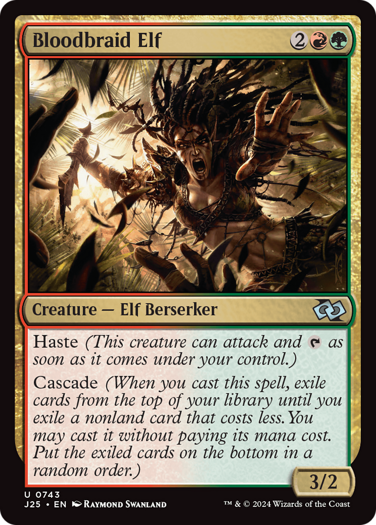 Bloodbraid Elf [Foundations Jumpstart] | Jomio and Rueliete's Cards and Comics