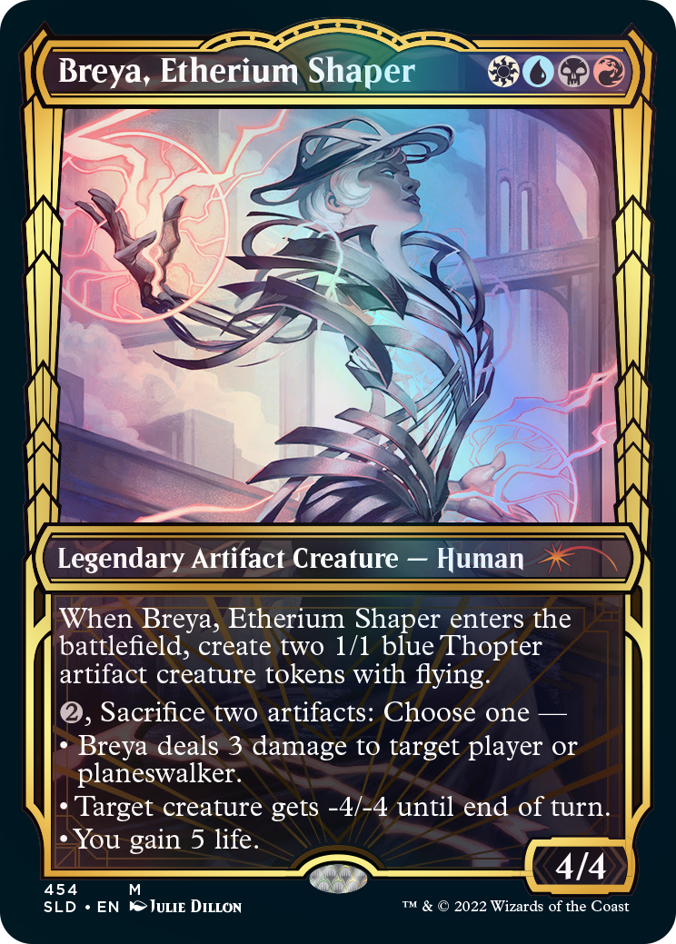 Breya, Etherium Shaper (Showcase Gilded Foil) [Secret Lair Drop Series] | Jomio and Rueliete's Cards and Comics