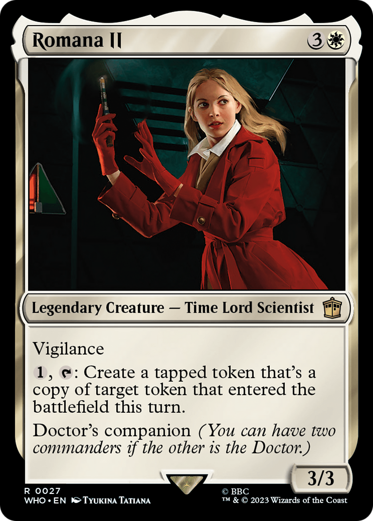 Romana II [Doctor Who] | Jomio and Rueliete's Cards and Comics