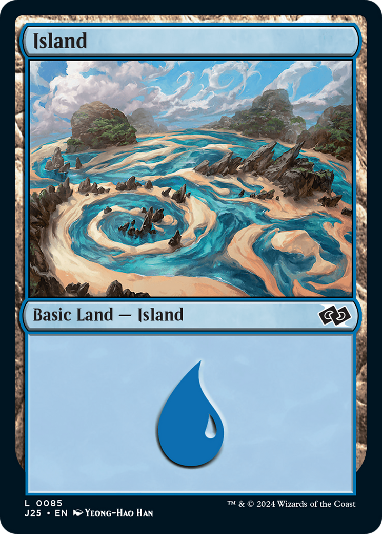 Island (85) [Foundations Jumpstart] | Jomio and Rueliete's Cards and Comics