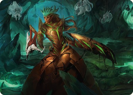 Glissa Sunslayer Art Card [Phyrexia: All Will Be One Art Series] | Jomio and Rueliete's Cards and Comics