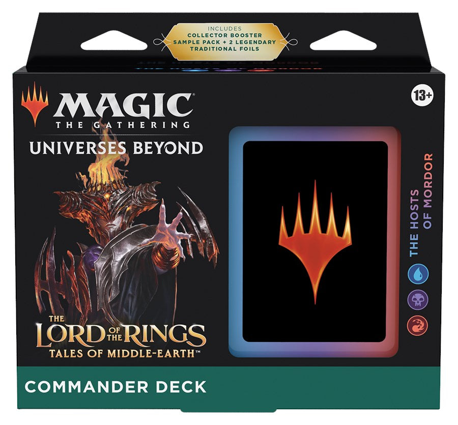 The Lord of the Rings: Tales of Middle-earth - Commander Deck (The Hosts of Mordor) | Jomio and Rueliete's Cards and Comics