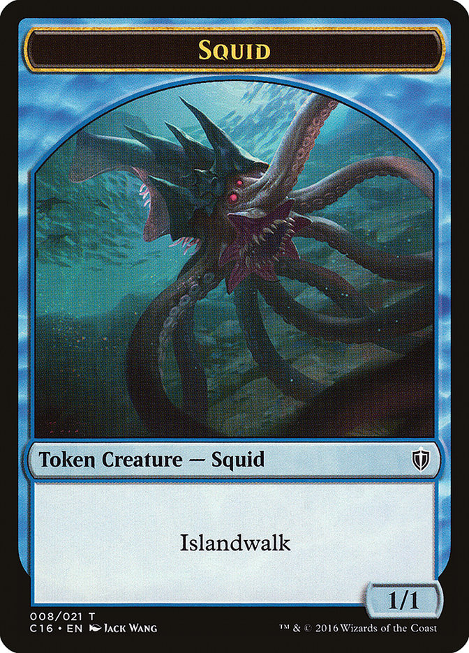 Squid Token [Commander 2016 Tokens] | Jomio and Rueliete's Cards and Comics