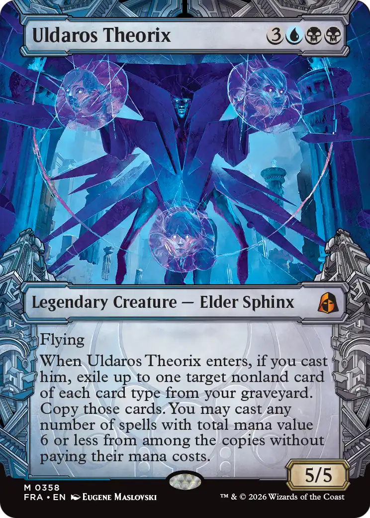 Uldaros Theorix (Showcase) (0358) [Reality Fracture] | Jomio and Rueliete's Cards and Comics