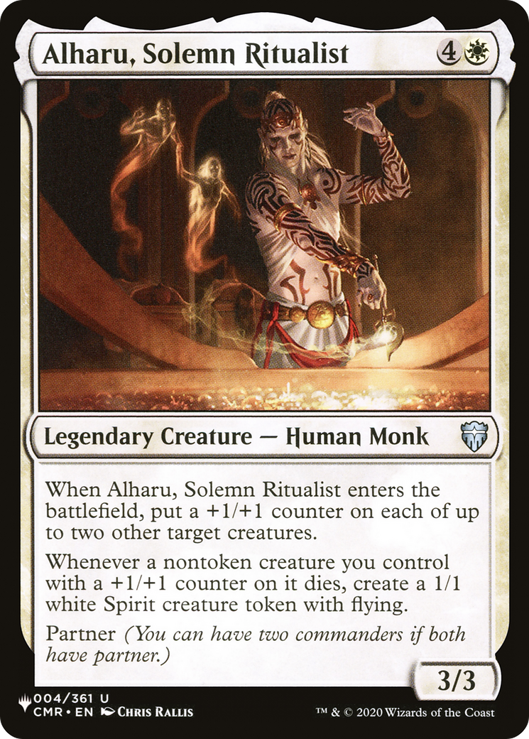 Alharu, Solemn Ritualist [The List] | Jomio and Rueliete's Cards and Comics