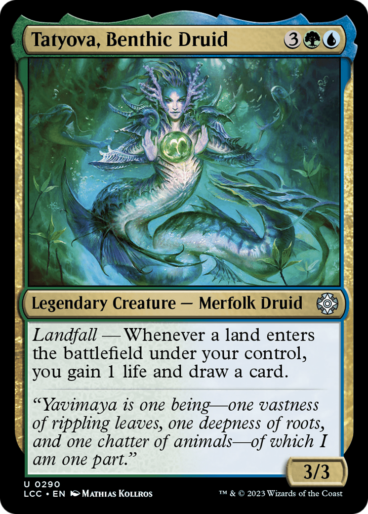 Tatyova, Benthic Druid [The Lost Caverns of Ixalan Commander] | Jomio and Rueliete's Cards and Comics