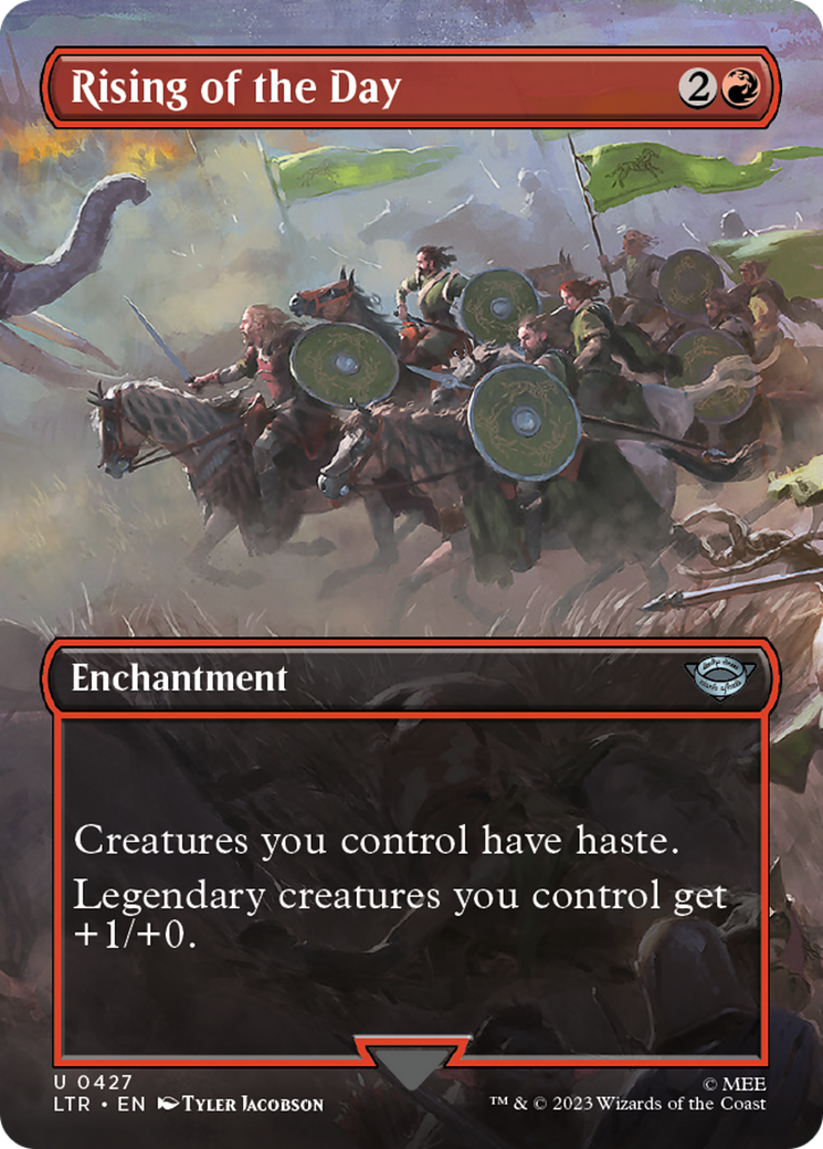 Rising of the Day (Borderless Alternate Art) [The Lord of the Rings: Tales of Middle-Earth] | Jomio and Rueliete's Cards and Comics