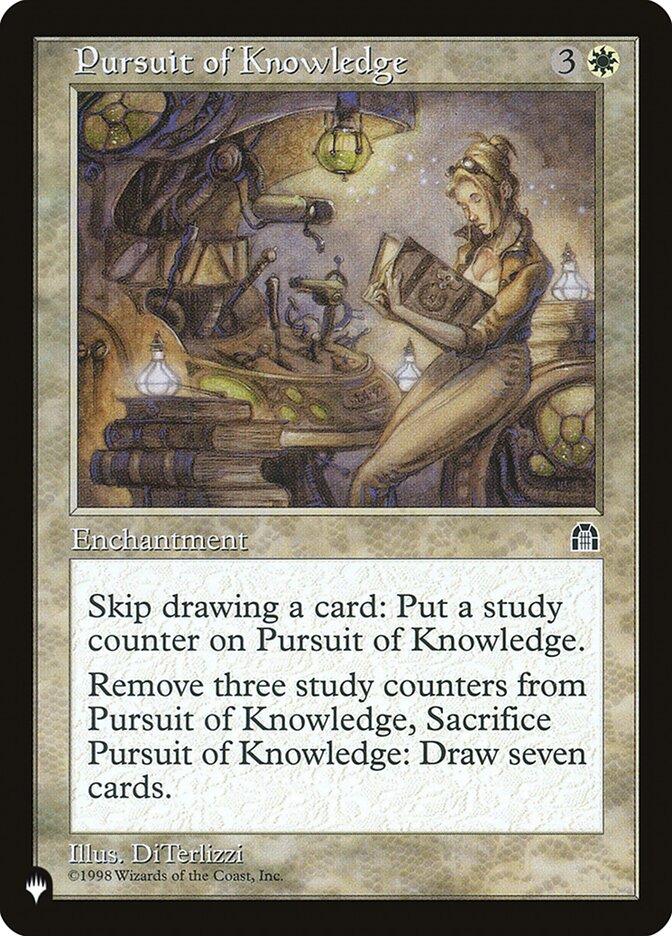 Pursuit of Knowledge [The List] | Jomio and Rueliete's Cards and Comics