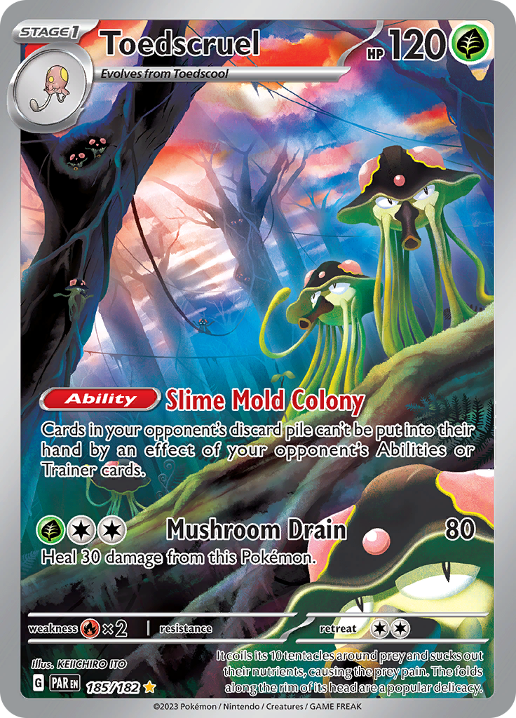 Toedscruel (185/182) [Scarlet & Violet: Paradox Rift] | Jomio and Rueliete's Cards and Comics