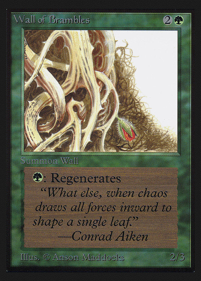 Wall of Brambles [Collectors' Edition] | Jomio and Rueliete's Cards and Comics